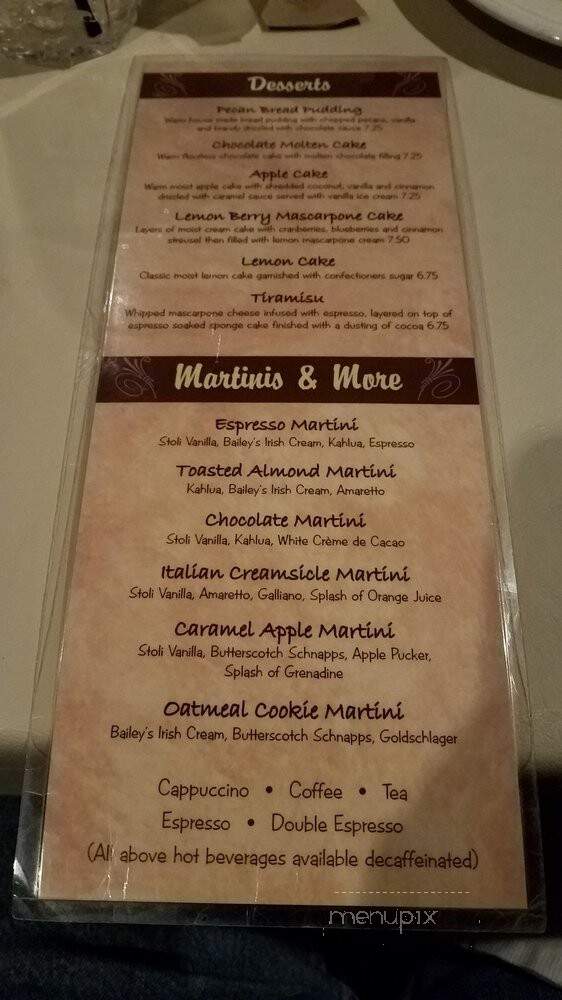 II Fornello - North Providence, RI menu_pic