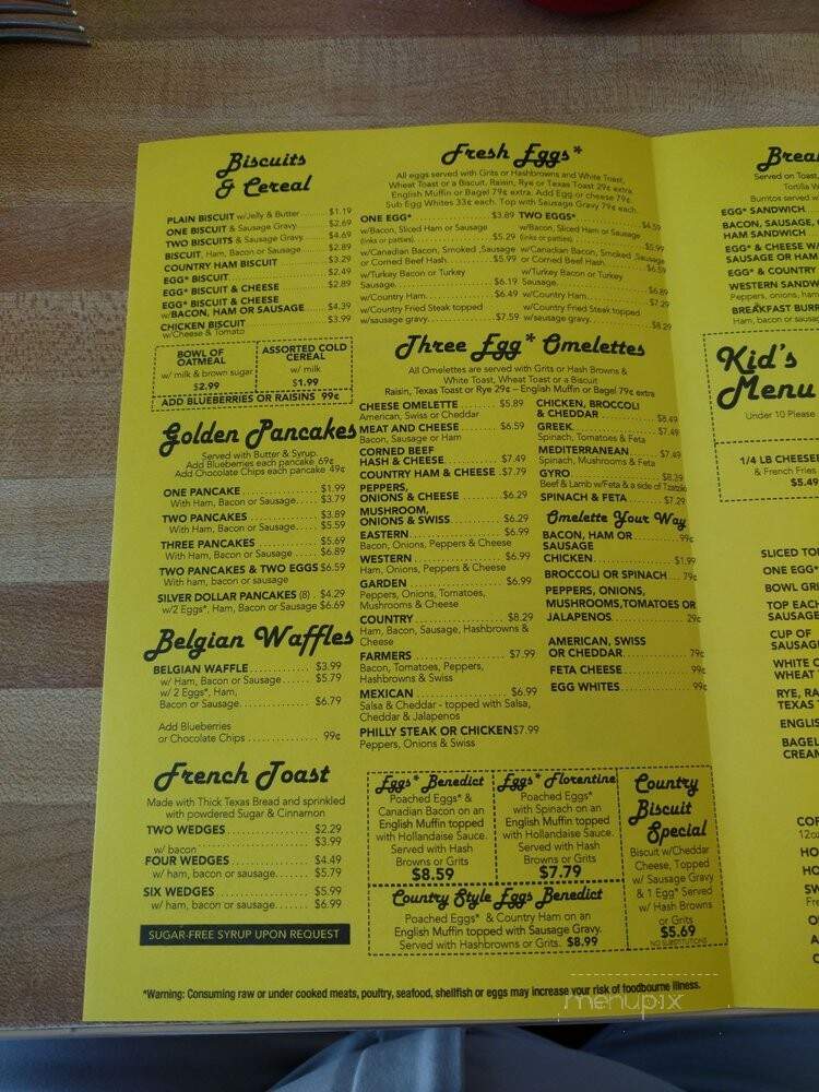 Breakfast House - Myrtle Beach, SC menu_pic
