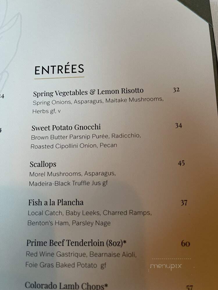 Charleston Grill - Charleston, SC menu_pic