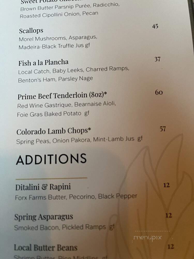 Charleston Grill - Charleston, SC menu_pic