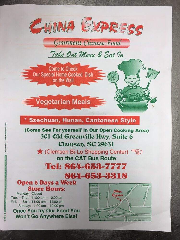 China Express - Clemson, SC