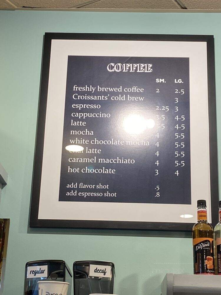 Croissants Bistro & Bakery - Myrtle Beach, SC menu_pic
