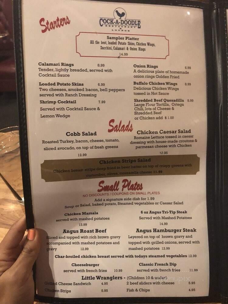 Doodles Seafood & Steaks - Conway, SC menu_pic