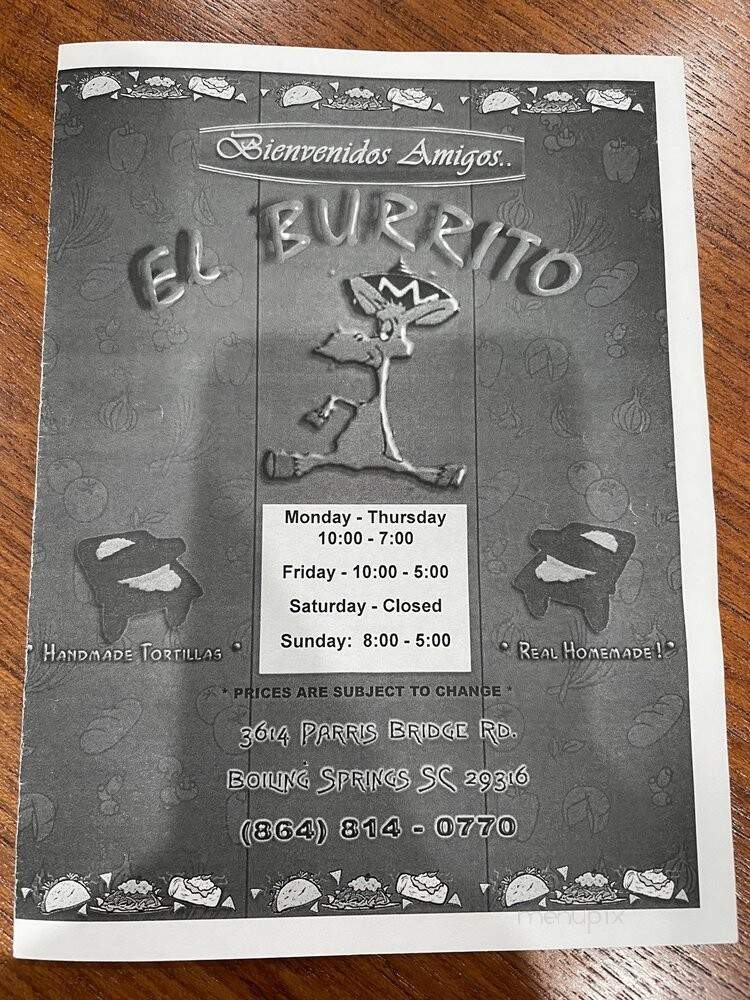 El Burrito - Spartanburg, SC