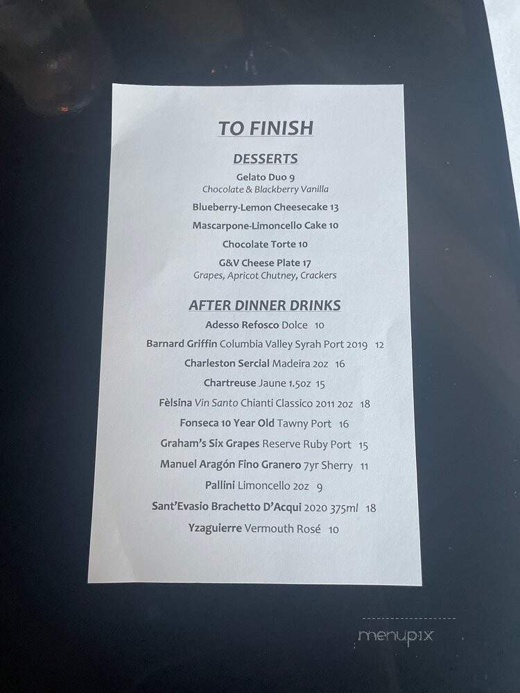 Gervais & Vine - Columbia, SC menu_pic