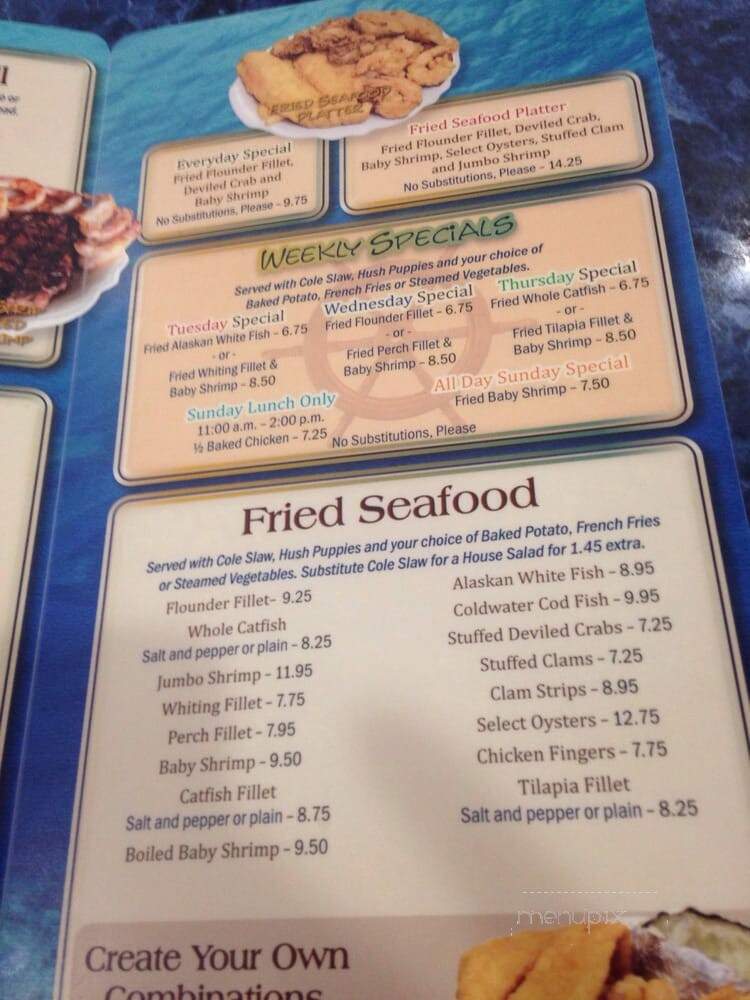 Harbor Inn - Columbia, SC menu_pic