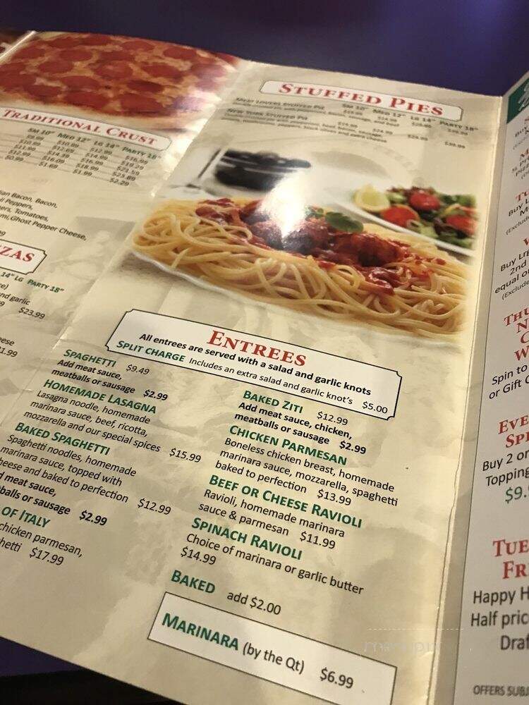 Joe's New York Pizza - Seneca, SC menu_pic