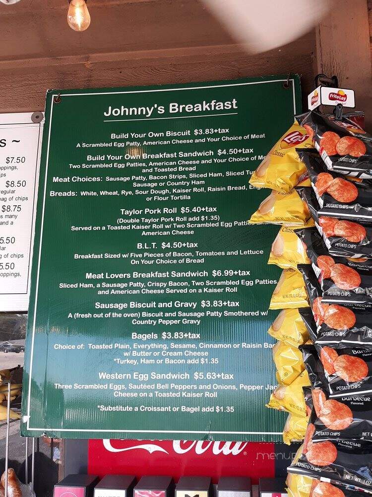 Johnnys - Mount Pleasant, SC menu_pic