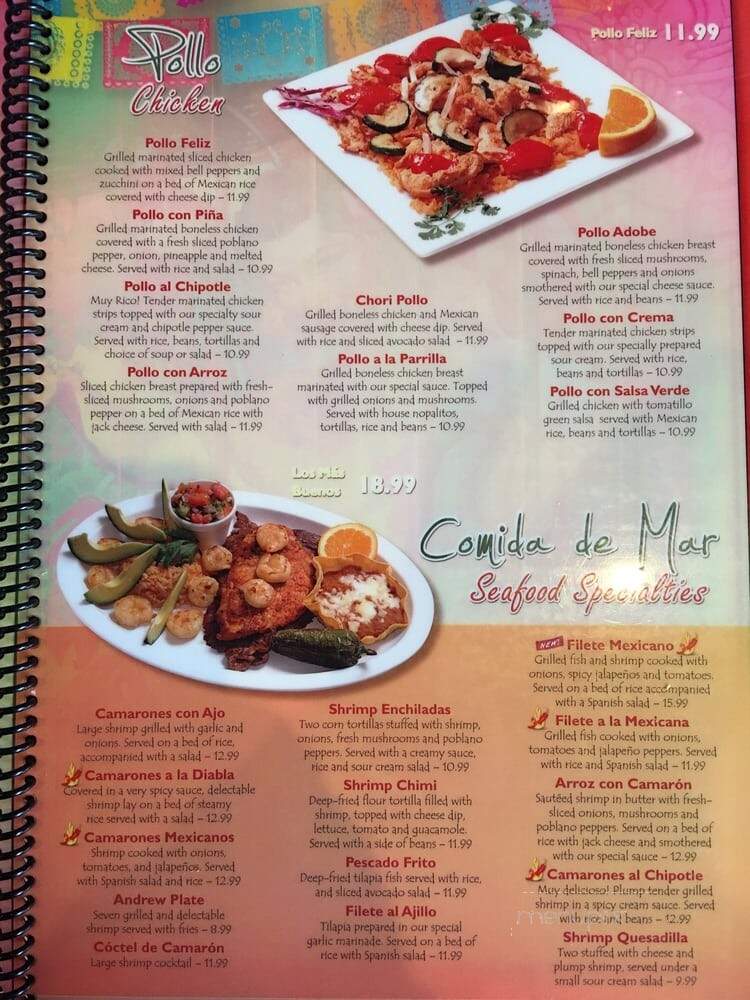 Maria's Tinda Y Taqueri - Aiken, SC menu_pic