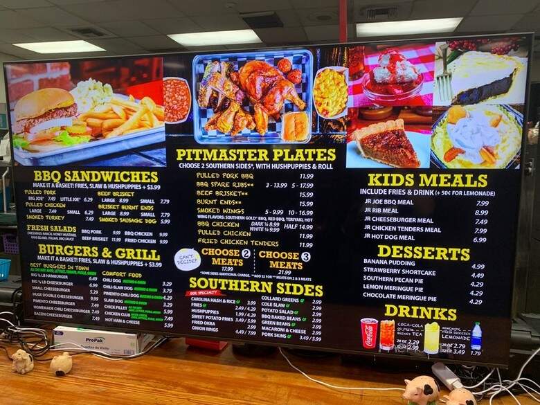 Maurice's Gourmet Barbeque - Irmo, SC menu_pic