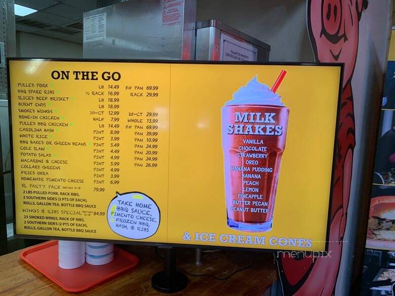 Maurice's Gourmet Barbeque - Irmo, SC menu_pic