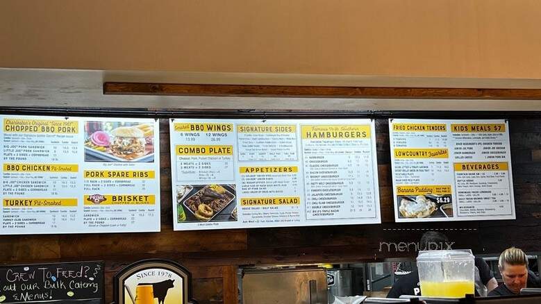 Melvin's Southern Bbq & Ribs - Charleston, SC menu_pic