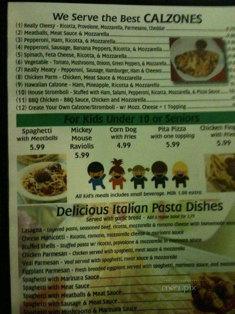 Pizza A La Roma - Myrtle Beach, SC menu_pic