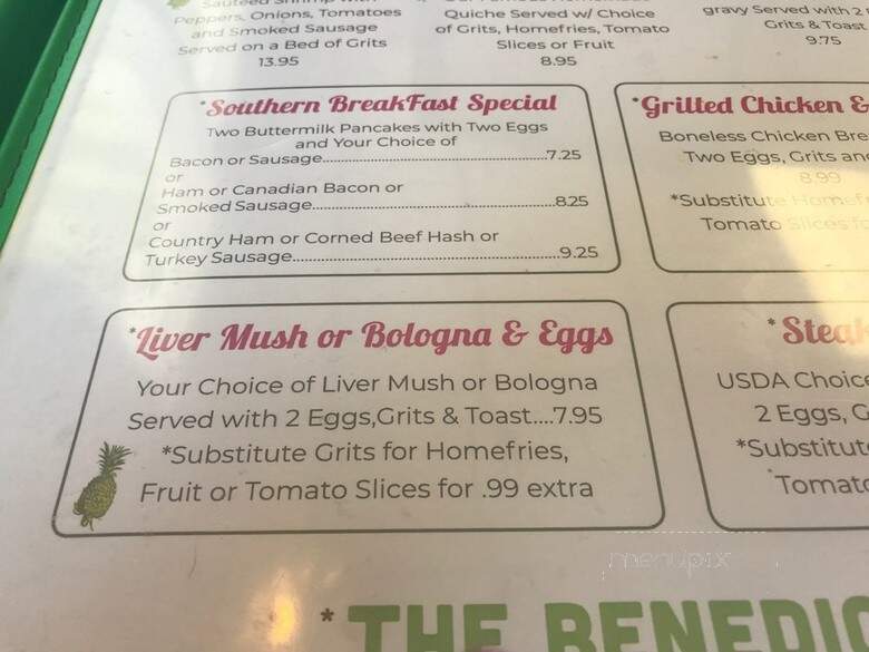 Southern Pancake House - Myrtle Beach, SC menu_pic