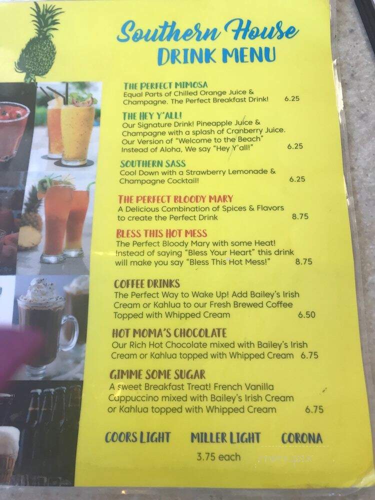 Southern Pancake House - Myrtle Beach, SC menu_pic