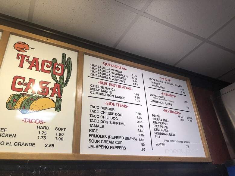 Taco Casa - Greenville, SC menu_pic