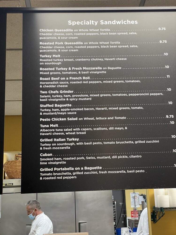 Two Chefs To Go - Greenville, SC menu_pic