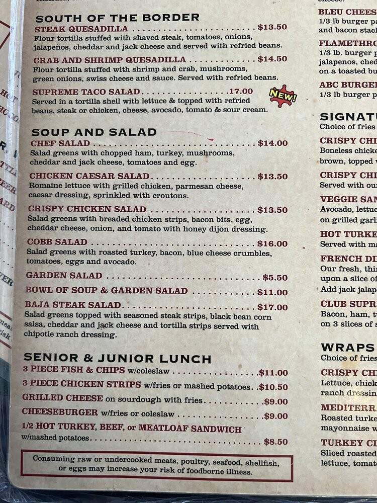 Ramona Diner - Ramona, SD menu_pic