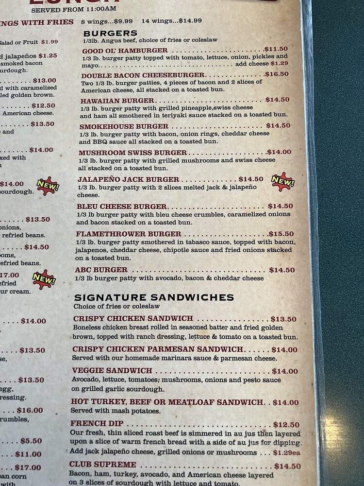 Ramona Diner - Ramona, SD menu_pic