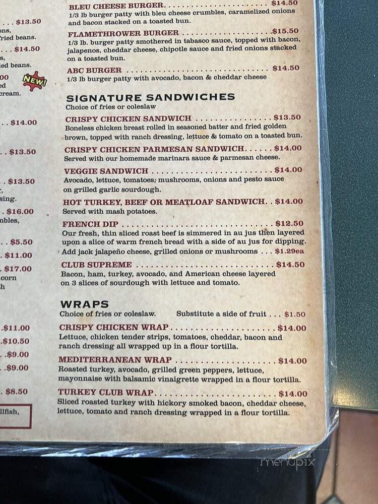 Ramona Diner - Ramona, SD menu_pic