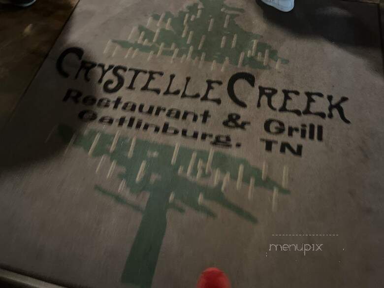 Crystelle Creek Grill - Gatlinburg, TN menu_pic