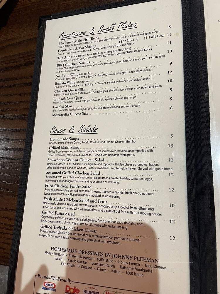 Brass Lantern - Lawrenceburg, TN menu_pic