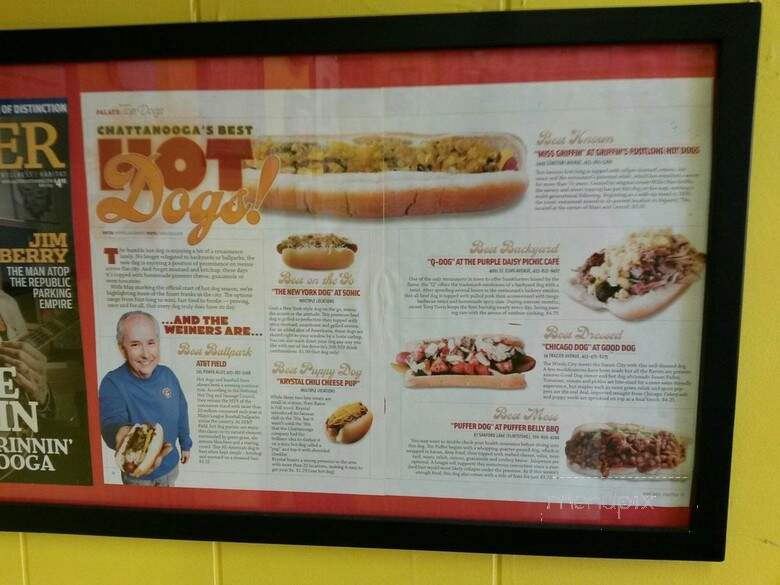 Griffin Footlong Hot Dogs - Chattanooga, TN menu_pic