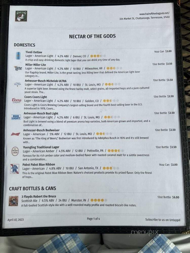 Hair Of The Dog Pub - Chattanooga, TN