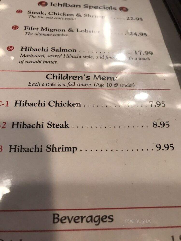 Ichiban Japanese Steakhouse - Chattanooga, TN