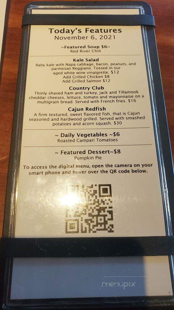 J. Alexander's - Chattanooga, TN menu_pic