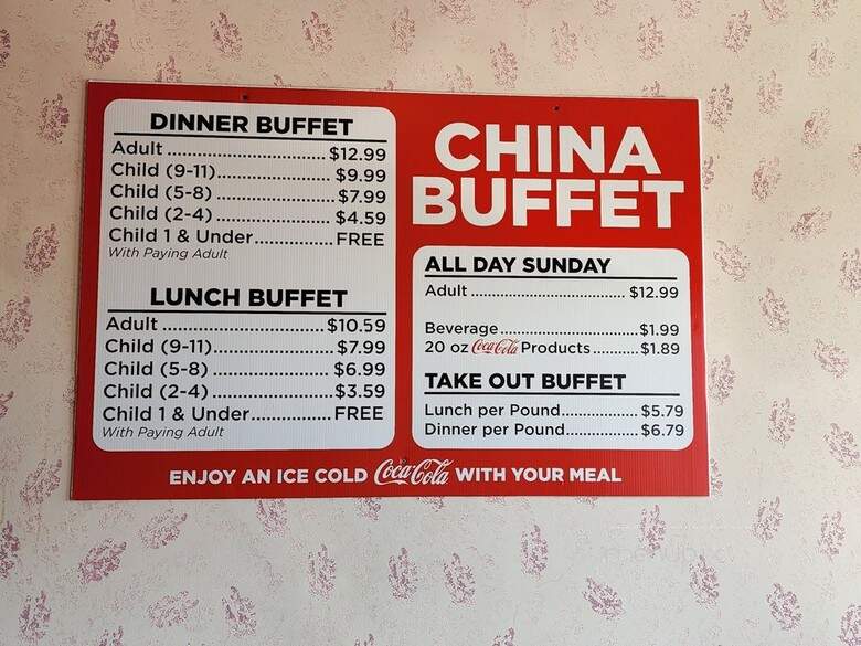 Kimball Chinese Buffet - South Pittsburg, TN menu_pic