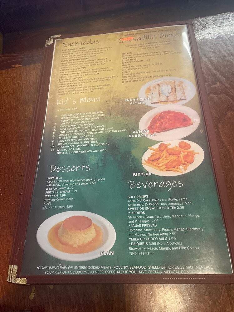 La Alterna Diner - Chattanooga, TN menu_pic