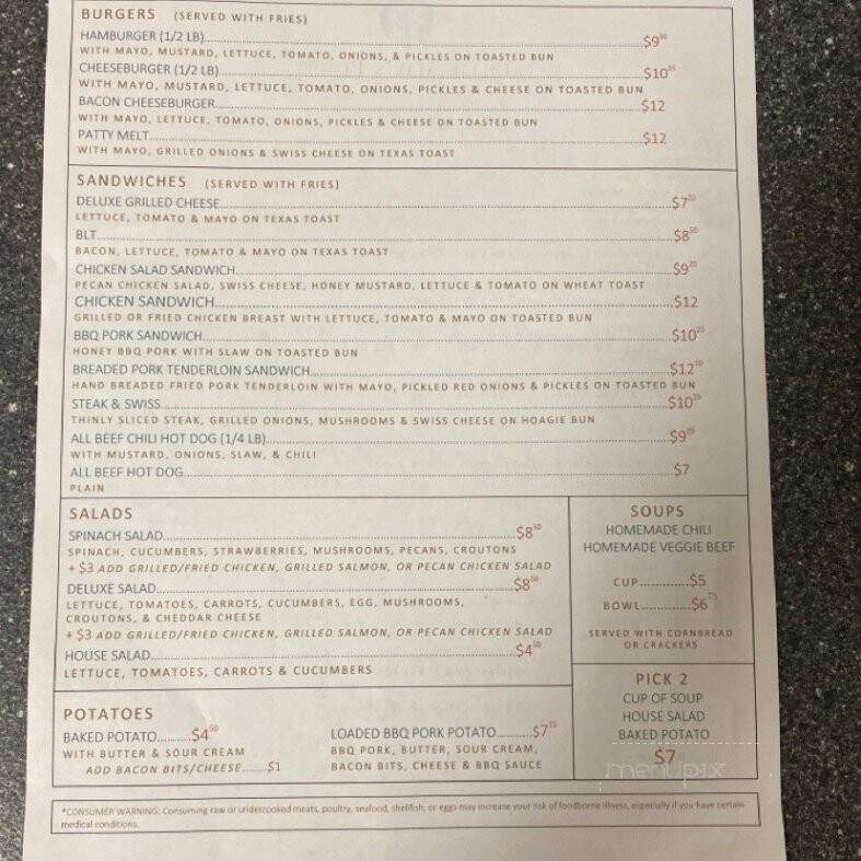 Lillie Mae's Place - Chattanooga, TN menu_pic