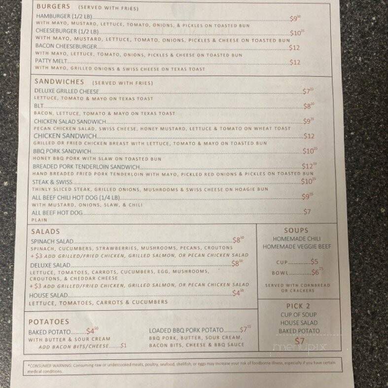Lillie Mae's Place - Chattanooga, TN menu_pic