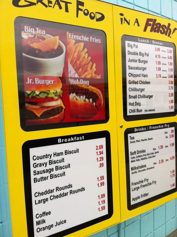 Pal's Sudden Service - Kingsport, TN menu_pic