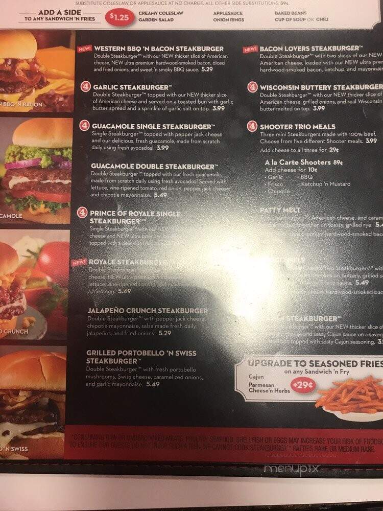 Steak 'n Shake - Mount Juliet, TN menu_pic