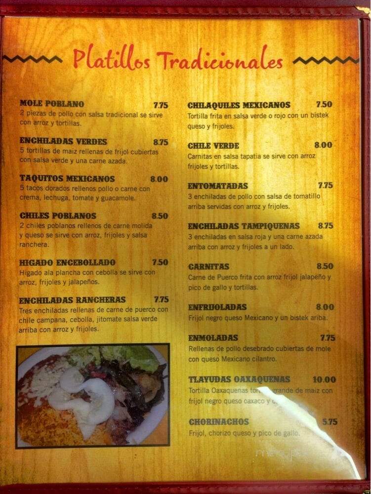 Tacos & Salsa - Springfield, TN menu_pic