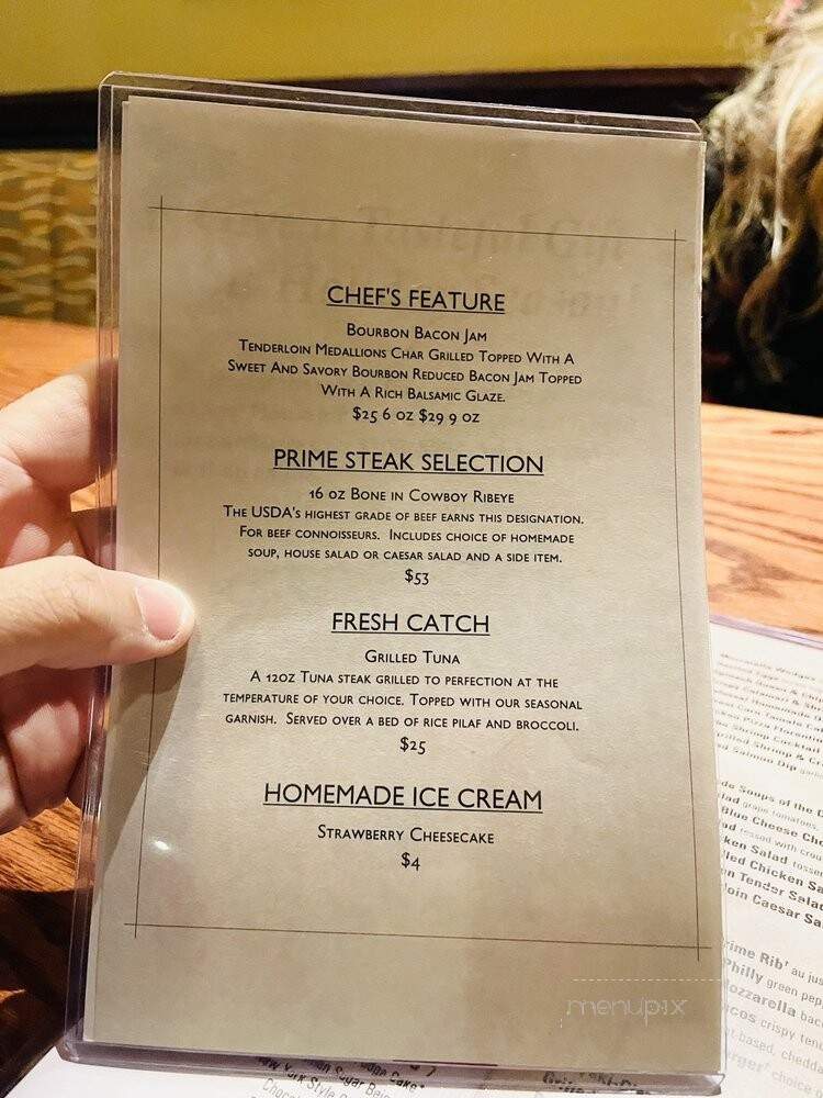 Chop House - Knoxville, TN menu_pic