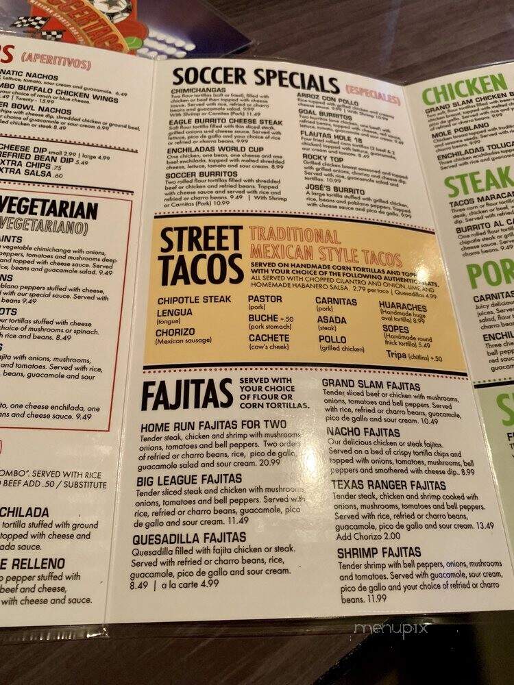 Soccer Taco Mexican Sports Bar - Knoxville, TN menu_pic