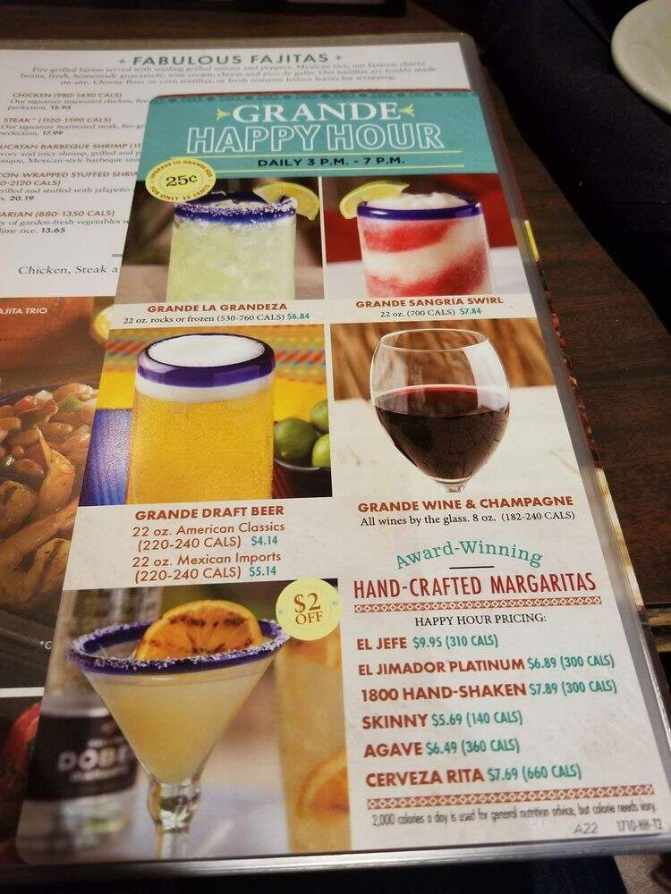 Abuelo's - Memphis, TN menu_pic