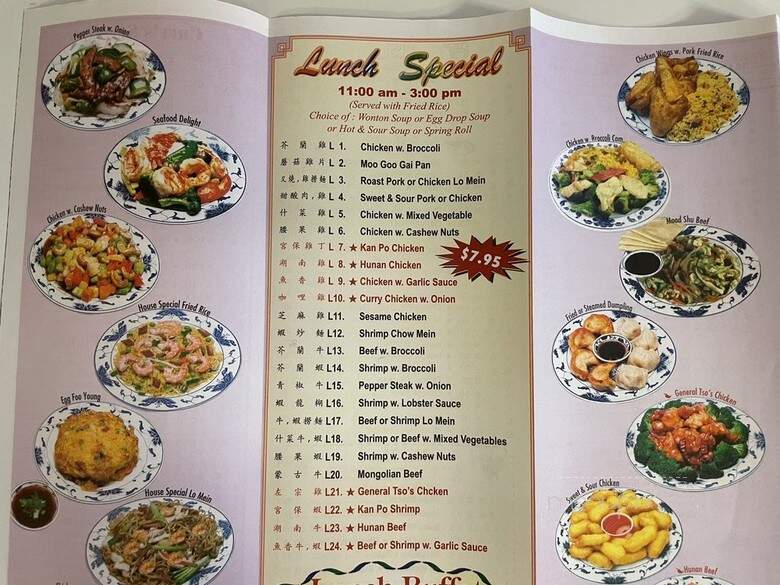 China Spring Restaurant - Nashville, TN menu_pic