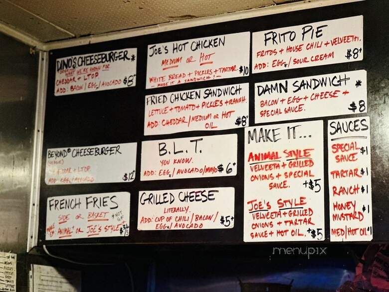 Dino's - Nashville, TN menu_pic