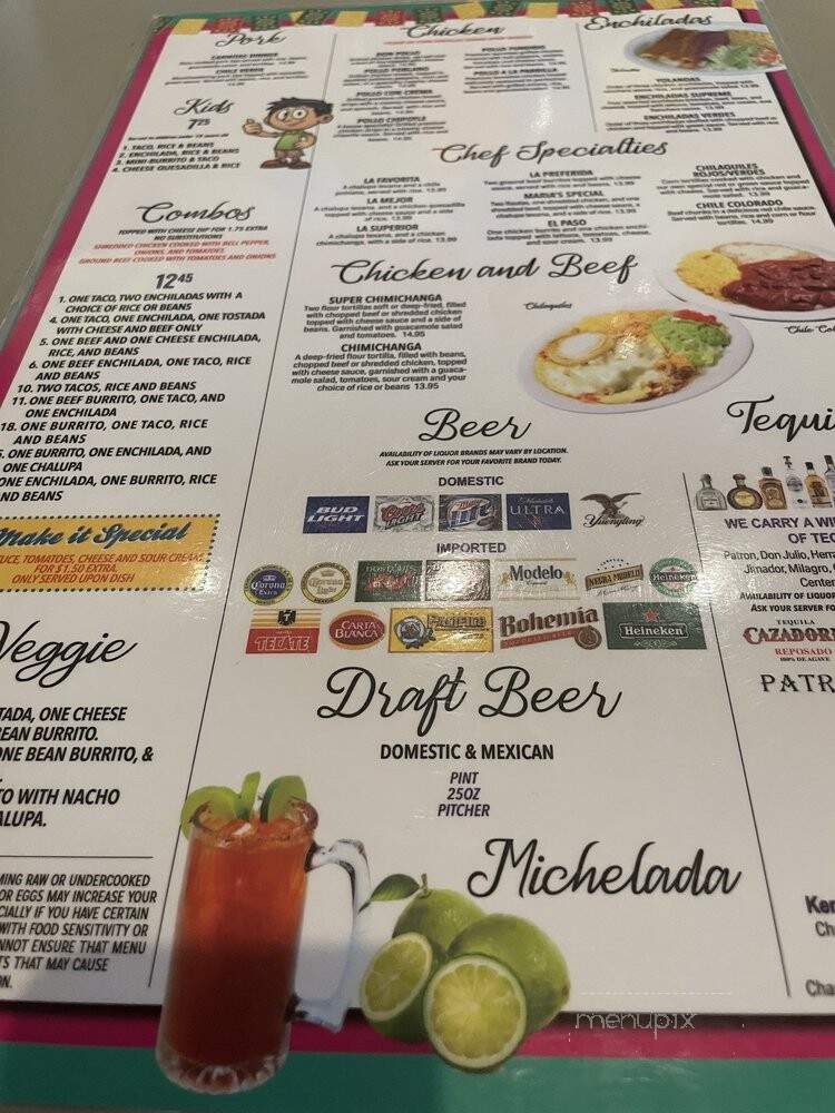 El Porton Mexican Restaurant - Memphis, TN menu_pic