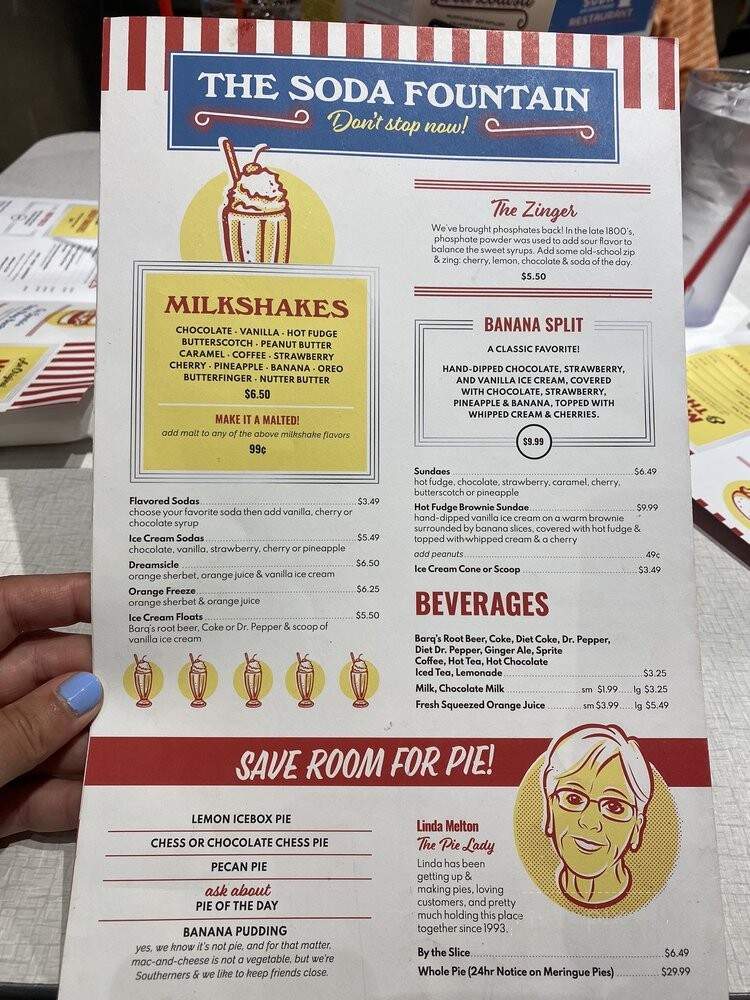 Elliston Place Soda Shop - Nashville, TN menu_pic