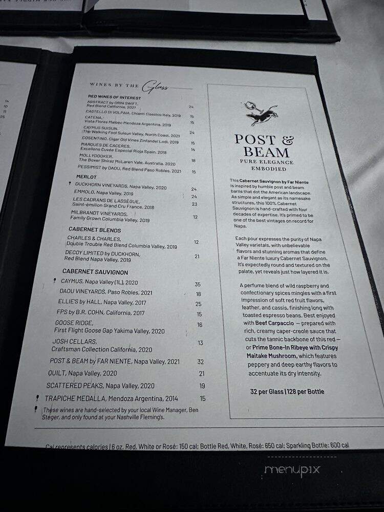 Fleming's Drive-In Market - Nashville, TN menu_pic