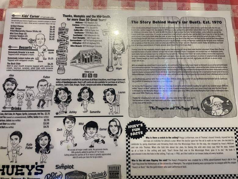 Huey's-Cordova - Cordova, TN menu_pic