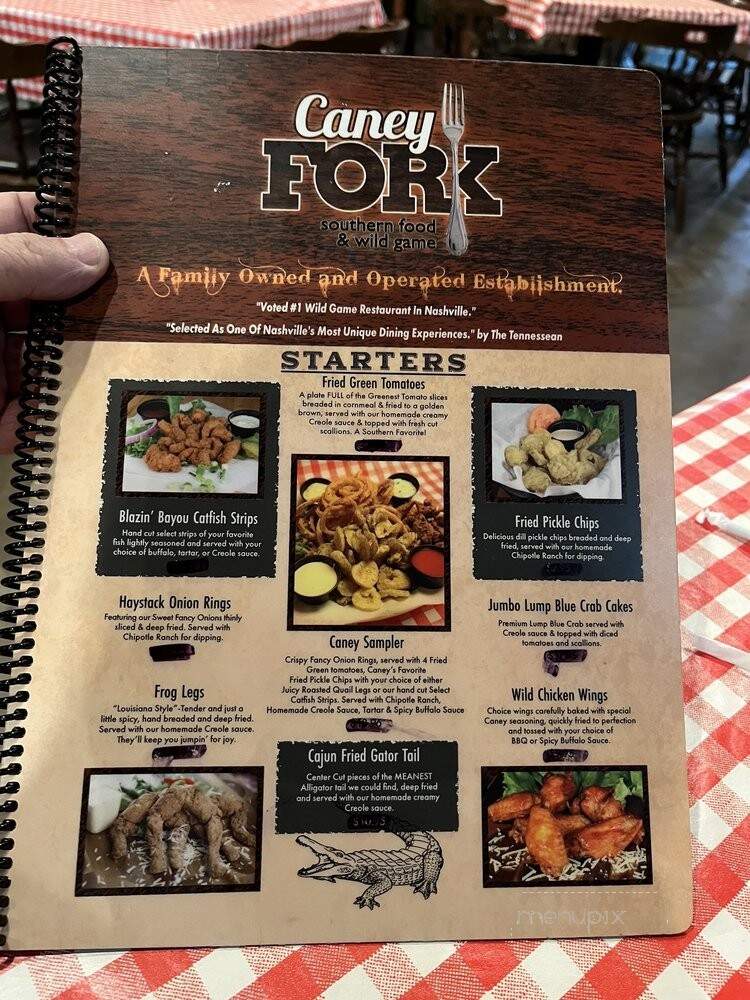 Knife & Fork - Nashville, TN menu_pic