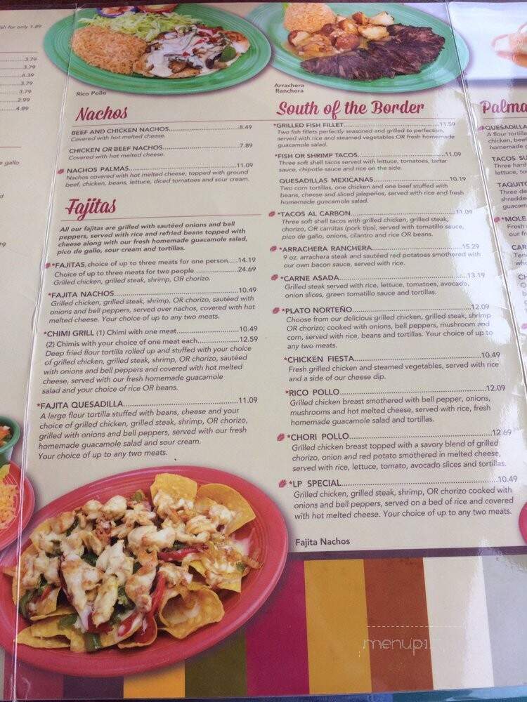 Las Palmas Mexican Restaurante - Nashville, TN menu_pic