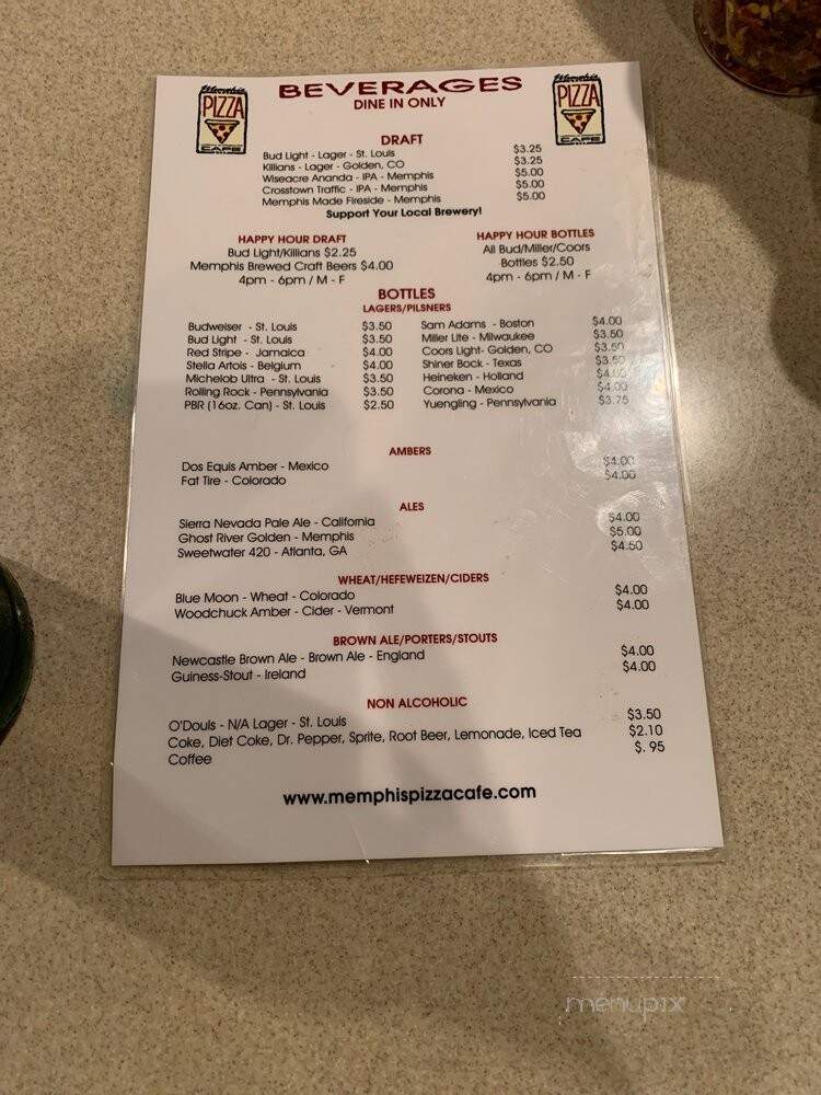 Memphis Pizza Cafe - Germantown, TN