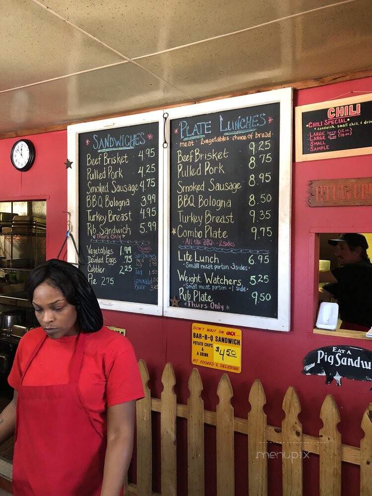 Tex's World Famous Bar-B-Q - Nashville, TN menu_pic